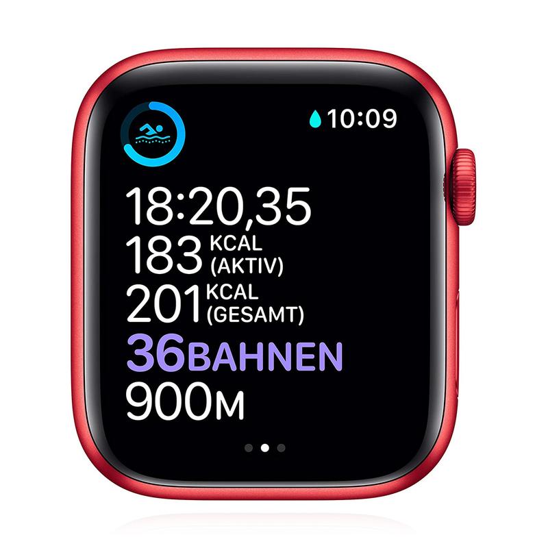 Apple WATCH Series 6 40mm Cellular Aluminiumgehäuse Rot Sportloop Rot