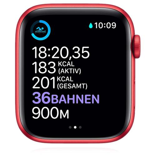Apple Apple WATCH Series 6 44mm Cellular Aluminiumgehäuse Rot Sportloop Rot