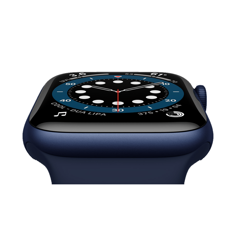 Apple WATCH Series 6 40mm GPS Aluminiumgehäuse Blau Geflochtenes Solo Loop Dunkelmarine
