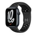 Apple WATCH Nike Series 7 45mm GPS+Cellular Aluminiumgehäuse Mitternacht Sportarmband Anthrazit Schwarz