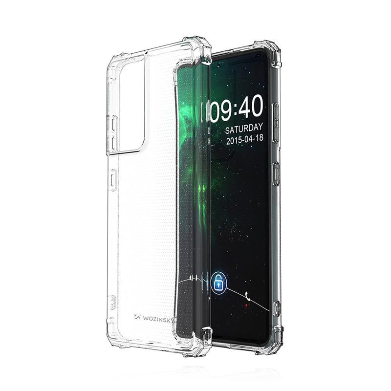Wozinsky Anti Shock Armored Case für Galaxy S21 Ultra 5G Transparent