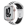 Apple WATCH Nike Series 7 45mm GPS+Cellular Aluminiumgehäuse Polarstern Sportarmband Pure Platinum Black 