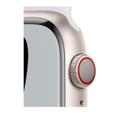 Apple WATCH Nike Series 7 45mm GPS+Cellular Aluminiumgehäuse Polarstern Sportarmband Pure Platinum Black 