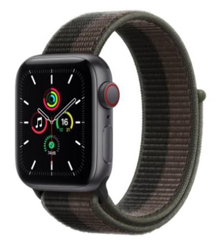 Apple Apple WATCH SE 40mm Cellular Aluminiumgehäuse Space Grau Sport Loop Tornado Grau