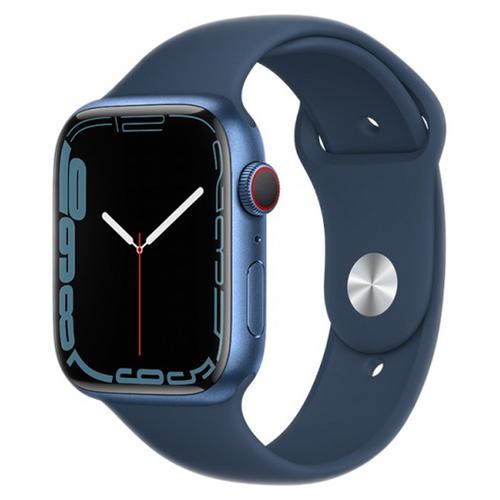 Apple Apple WATCH Series 7 45mm GPS+Cellular Aluminiumgehäuse Blau Sportarmband Abyssblau