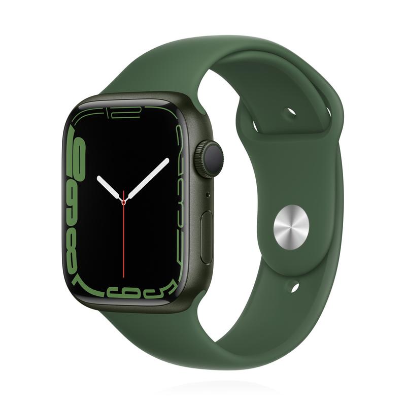 Apple WATCH Series 7 45mm GPS Aluminiumgehäuse Grün Sportarmband Klee