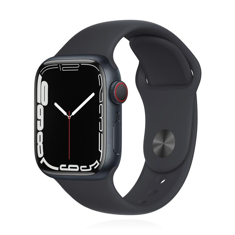 Apple WATCH Series 7 45mm GPS Aluminiumgehäuse Mitternacht Sportarmband Mitternacht