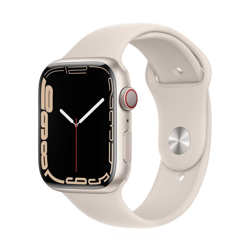Apple WATCH Series 7 45mm GPS Aluminiumgehäuse Polarstern Sportarmband Polarstern