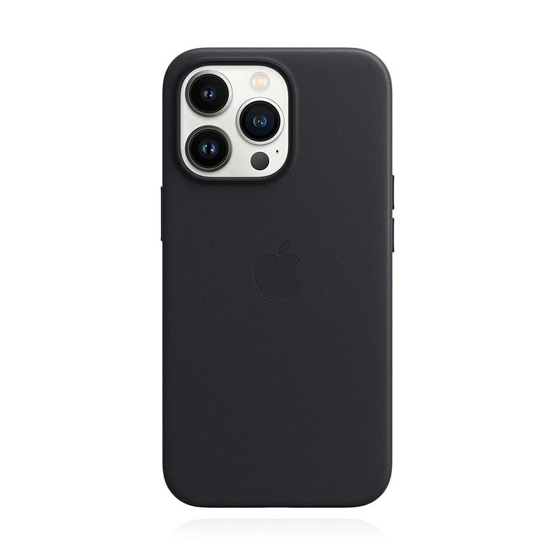 Apple iPhone 13 Pro Leather Case Schwarz