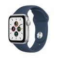 Apple WATCH SE 40mm GPS Aluminiumgehäuse Silber Sportarmband Abyssblau