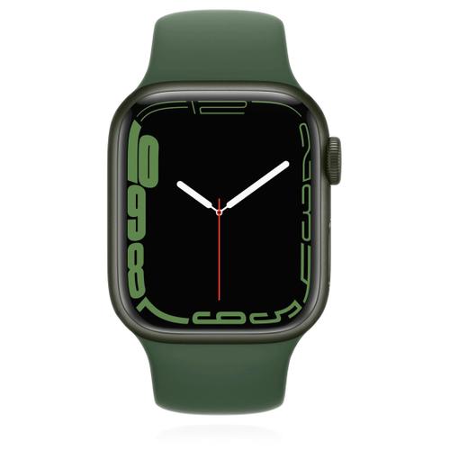 Apple Apple WATCH Series 7 41mm GPS  Aluminiumgehäuse Grün Sportarmband Klee