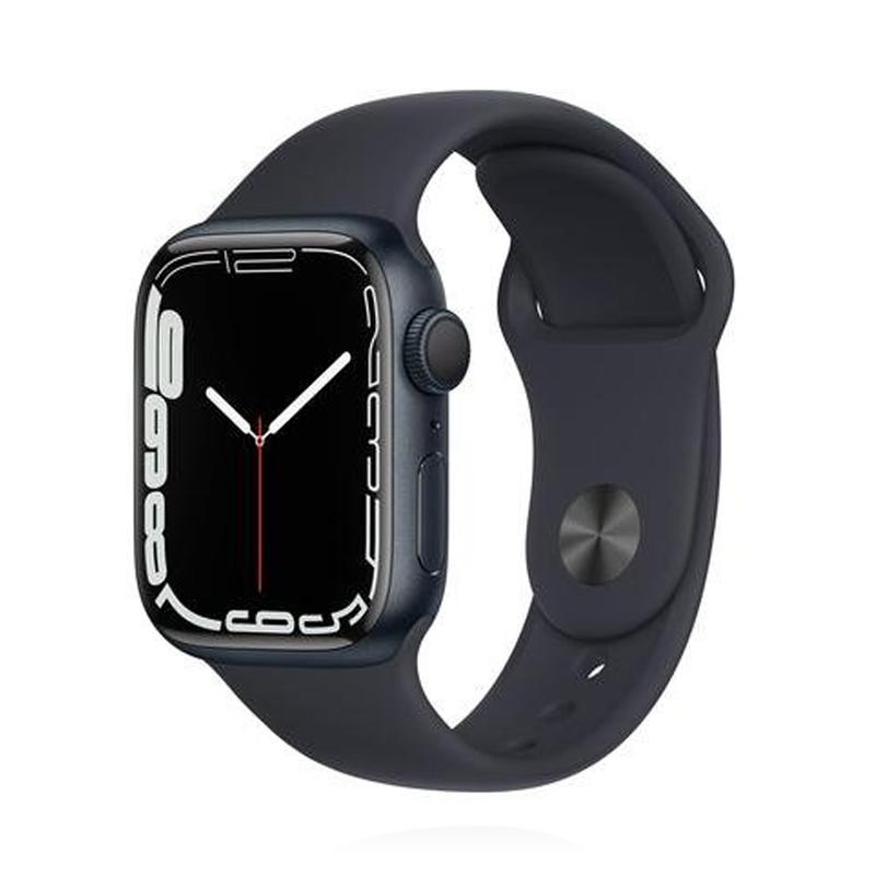 Apple Watch Series 7 41mm GPS Aluminium Mitternacht Sportarmband Mitternacht