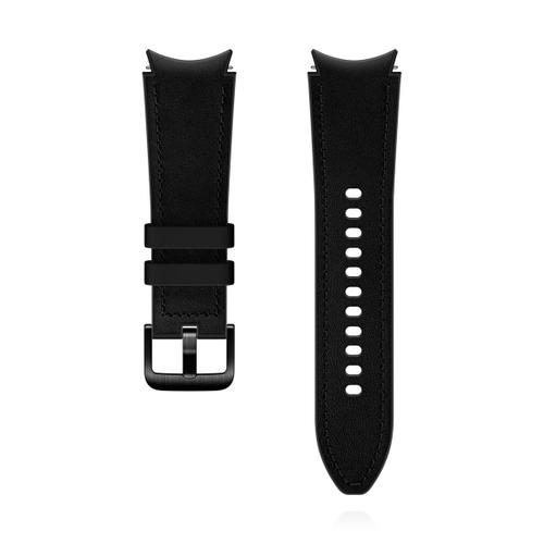 Samsung Hybrid Leder Armband 20mm S/M Schwarz