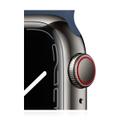 Apple WATCH Series 7 41mm GPS+Cellular Edelstahlgehäuse Graphit Sportarmband Abyssblau
