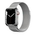 Apple WATCH Series 7 41mm GPS+Cellular Edelstahlgehäuse Silber Millanaisearmband Silber