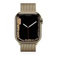 Apple WATCH Series 7 45mm GPS+Cellular Edelstahlgehäuse Gold Milanaisearmband Gold