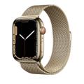 Apple WATCH Series 7 45mm GPS+Cellular Edelstahlgehäuse Gold Milanaisearmband Gold