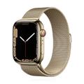 Apple WATCH Series 7 45mm GPS+Cellular Edelstahlgehäuse Gold Milanaisearmband Gold