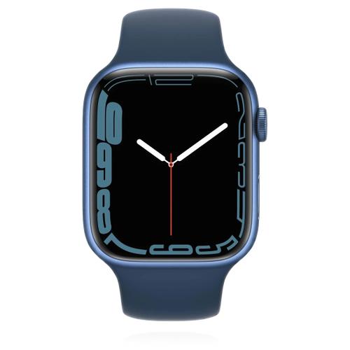 Apple Apple WATCH Series 7 45mm GPS Aluminiumgehäuse Blau Sportarmband Abyssblau