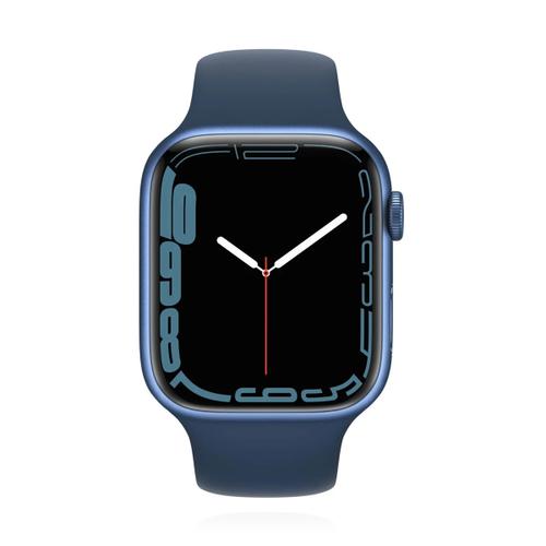 Apple WATCH Series 7 45mm GPS Aluminiumgehäuse Blau Sportarmband Abyssblau