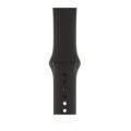 Apple WATCH SE 40mm GPS Aluminiumgehäuse Silber Sportarmband Schwarz