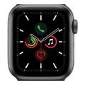 Apple WATCH SE 44mm Cellular Aluminiumgehäuse Space Grau Sportarmband  Zyperngrün 
