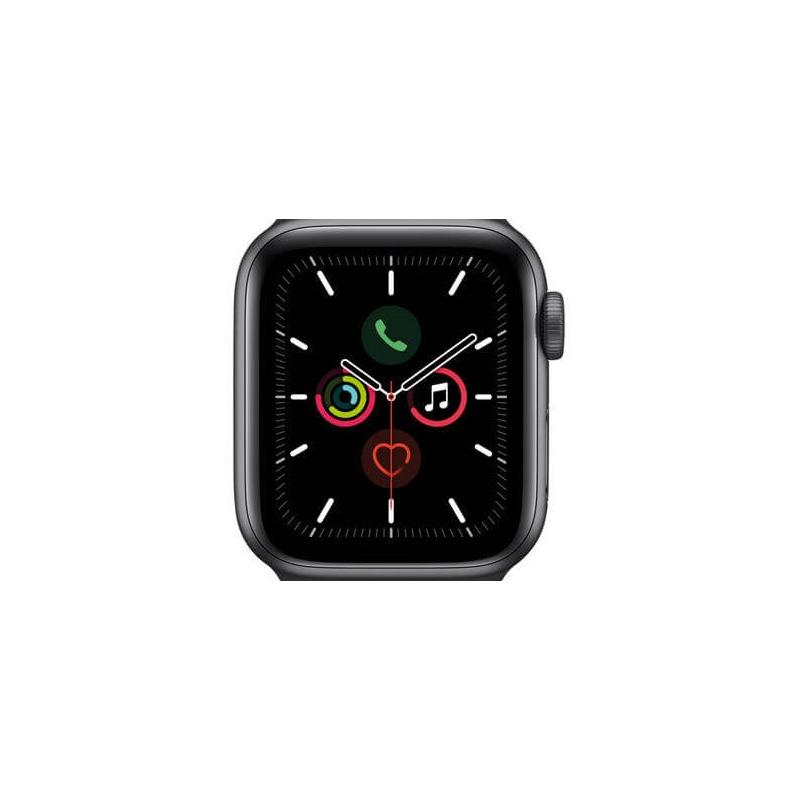 Apple WATCH SE 44mm Cellular Aluminiumgehäuse Space Grau Sportarmband  Zyperngrün 