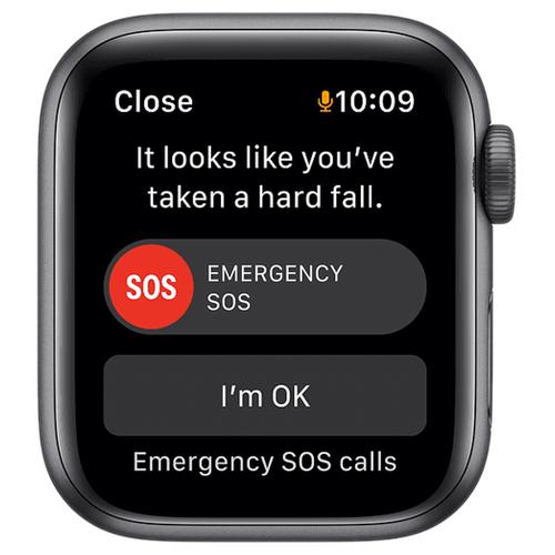Apple Apple WATCH SE Nike 40mm Cellular Aluminiumgehäuse Space Gray Sportarmband Obsdian Mist Black 