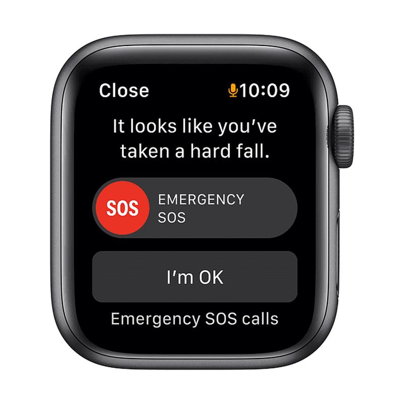 Apple WATCH SE Nike 40mm Cellular Aluminiumgehäuse Space Gray Sportarmband Obsdian Mist Black 