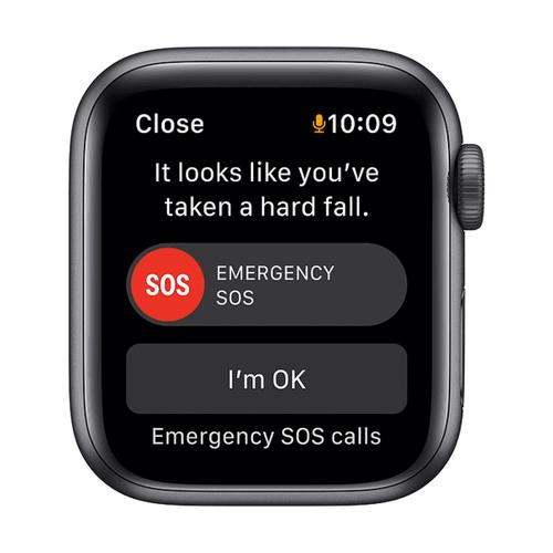 Apple Apple WATCH SE Nike 40mm Cellular Aluminiumgehäuse Space Gray Sportarmband Obsdian Mist Black