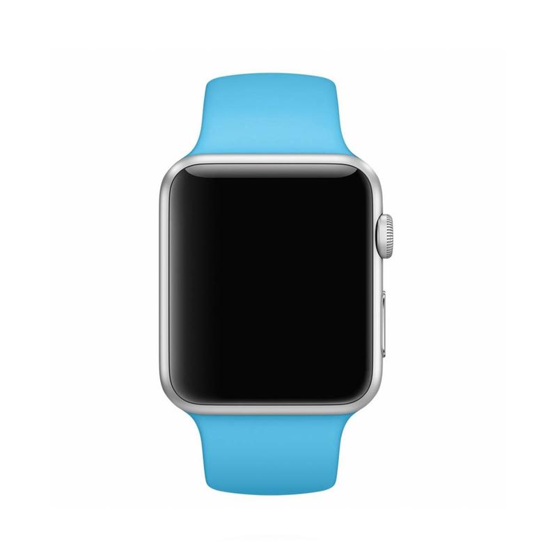 Apple WATCH Series 5 44mm GPS Aluminiumgehäuse Silber Sportarmband Arktisblau