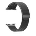 Apple WATCH Series 5 44mm GPS Aluminiumgehäuse Spacegrau Armband Milanaise Schwarz   