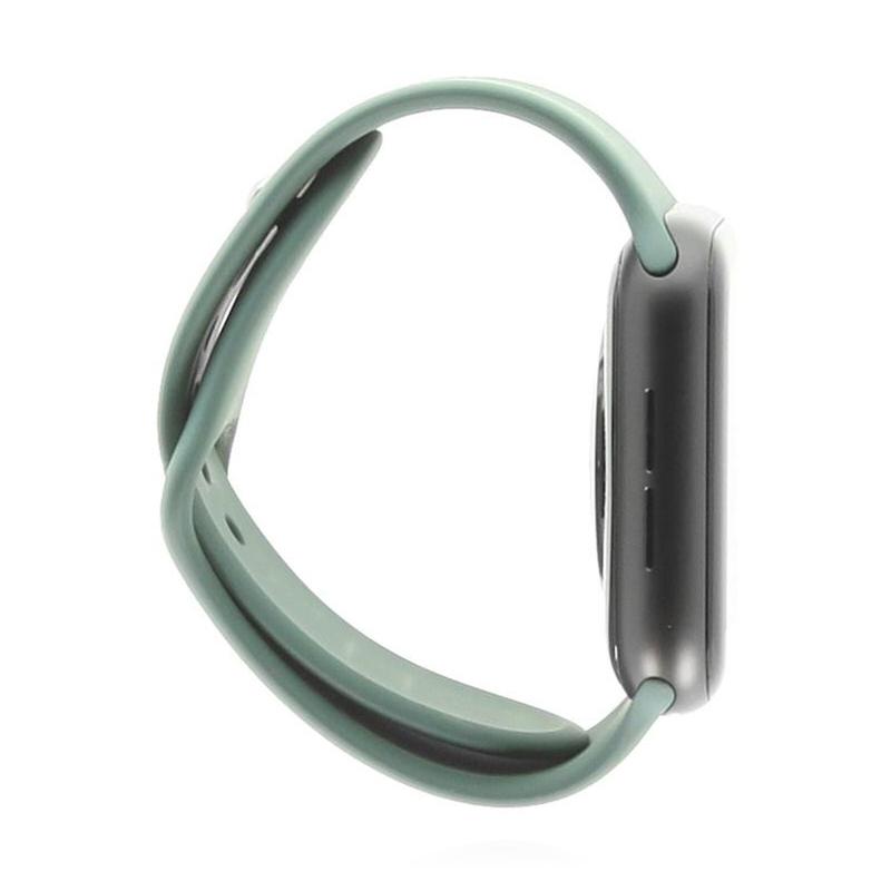 Apple WATCH Series 5 44mm GPS Aluminiumgehäuse Spacegrau Sportarmband Piniengrün