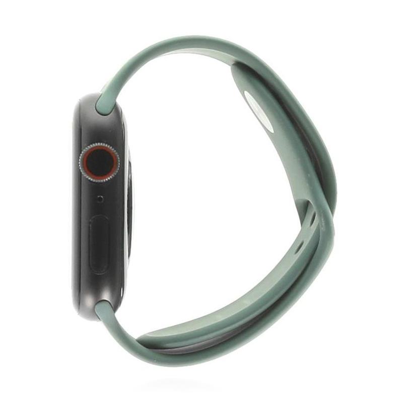 Apple WATCH Series 5 44mm GPS Aluminiumgehäuse Spacegrau Sportarmband Piniengrün