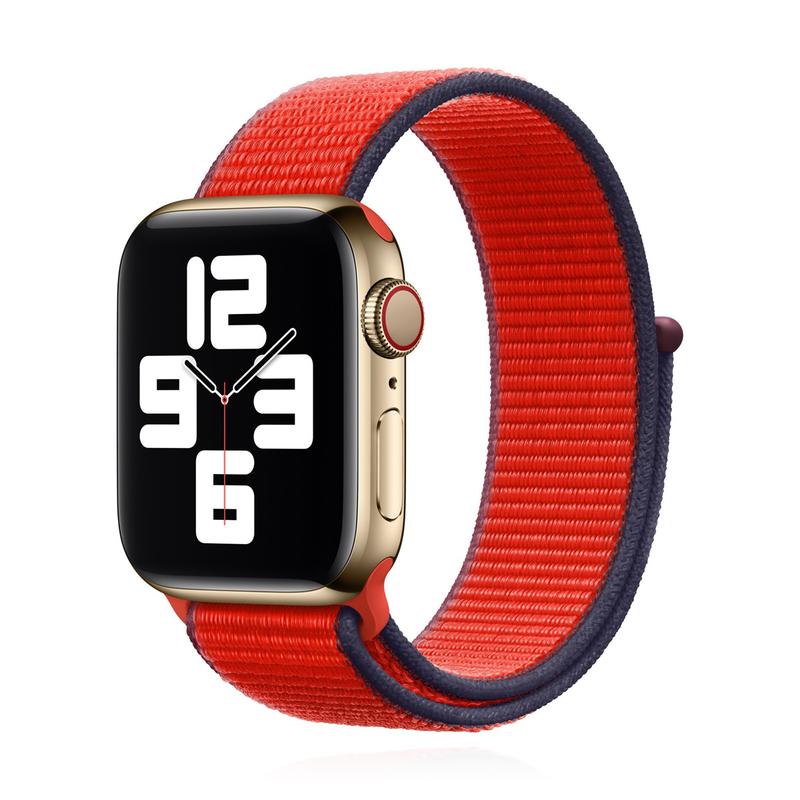 Apple WATCH Series 6 40mm Cellular Aluminiumgehäuse Silber Sport Loop  Product Red 