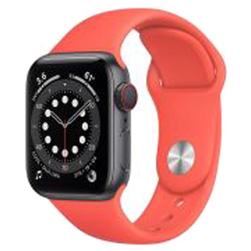 Apple Apple WATCH Series 6 40mm Cellular Aluminiumgehäuse Spacegrau Sportarmband (PRODUCT)RED