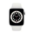 Apple WATCH Series 6 44mm GPS Aluminiumgehäuse Silber Sportarmband  Capri Blau 