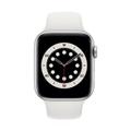 Apple WATCH Series 6 44mm GPS Aluminiumgehäuse Silber Sportarmband  Capri Blau 