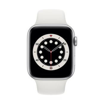 Apple Apple WATCH Series 6 44mm GPS Aluminiumgehäuse Silber Sportarmband Capri Blau