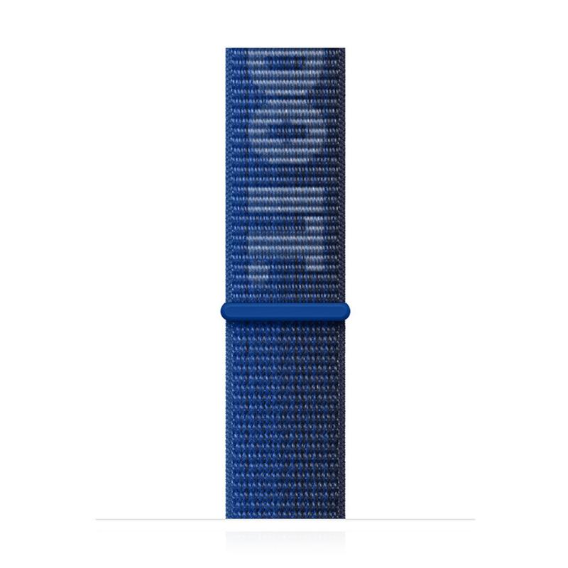 Apple WATCH Series 6 44mm GPS Aluminiumgehäuse spacegrau Sport Loop Blau