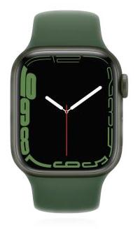 Apple Apple WATCH Series 7 41mm GPS+Cellular Aluminiumgehäuse Grün Sportarmband Klee
