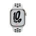 WATCH Nike Series 7 41mm GPS+Cellular Aluminiumgehäuse Polarstern Nike Sportarmband Platinum/Schwarz