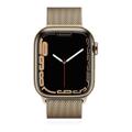Apple WATCH Series 7 41mm GPS+Cellular Edelstahl Gold Armband Milanaise Gold