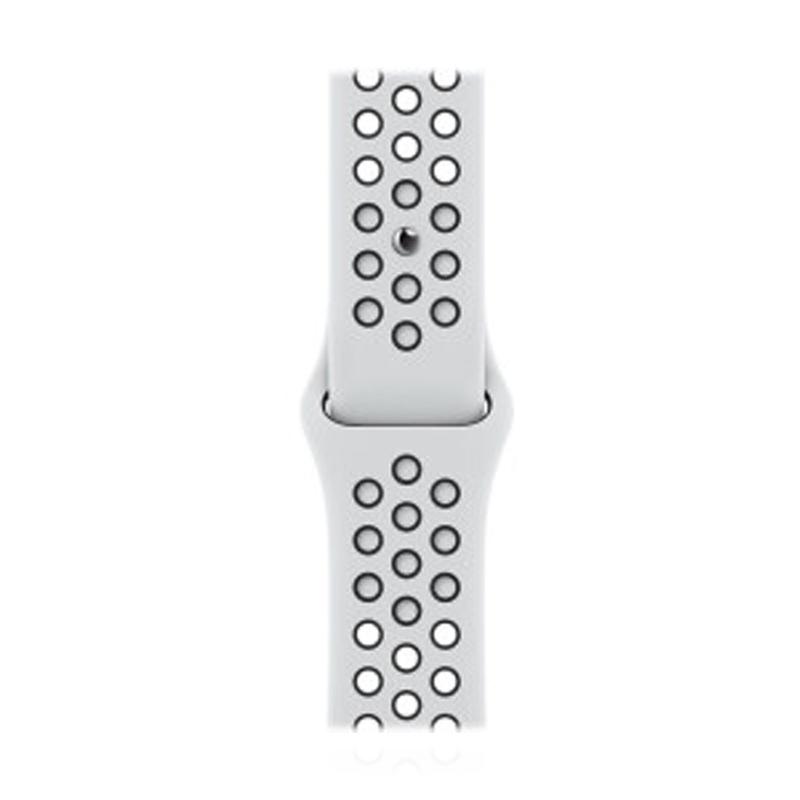 Apple WATCH Nike Series 7 41mm GPS Aluminiumgehäuse Polarstern Sportarmband Platinum/Schwarz