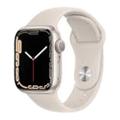 Apple WATCH Series 7 41mm GPS+Cellular Edelstahlgehäuse Silber Sportarmband Polarstern