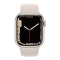 Apple WATCH Series 7 41mm GPS+Cellular Edelstahlgehäuse Silber Sportarmband Polarstern