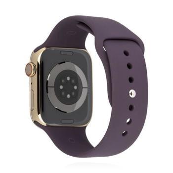 Apple WATCH Series 7 45mm GPS+Cellular Edelstahlgehäuse Gold Sportarmband Dunkelkirsch