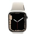 Apple WATCH Series 7 45mm GPS+Cellular Edelstahlgehäuse Silber Sportarmband Polarstern