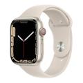 Apple WATCH Series 7 45mm GPS+Cellular Edelstahlgehäuse Silber Sportarmband Polarstern