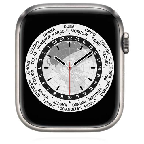 Apple Apple WATCH Series 7 45mm Cellular Titangehäuse Sport Loop Tornado Grau 